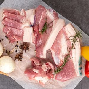 [홍도야지 산지직송 1등 제주흑돼지 앞다리 찌개용 1kg