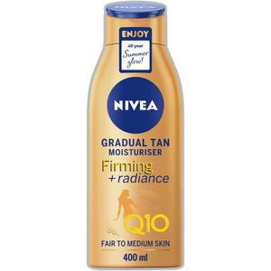 독일니베아 Q10 탄 모이스처 퍼밍 태닝로션 400ml NIVEA Q10 Firming + Radiance Gradual Tan