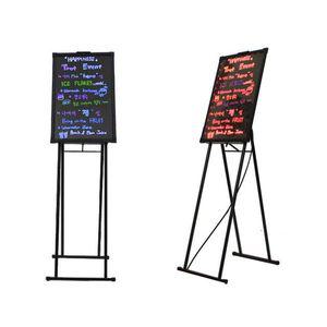 [오너클랜]형광 칠판 네온 보드 카페 입간판 광고판 led 배너 LED광고판 LEDA형간판 네온칠판 LED미니간판