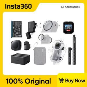 Insta360 X4 2290mAh 배터리 충전 허브 GPS 리모컨 렌즈 캡 프리미엄 가드 캐리 케이스 카메라 액세서리