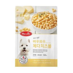바우와우 치즈볼 체다치즈 100g