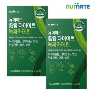 뉴메이트 슬림 다이어트 녹차카테킨 (2박스/2개월분)