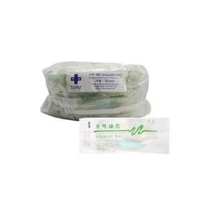 두원 수액셋트 I.V Set /DEHP FREE Y형 50개 1봉지