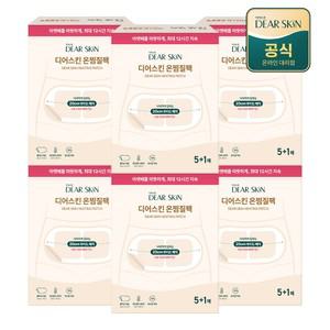 디어스킨 온찜질팩 핫팩 5+1매 x 6팩 생리통 찜질