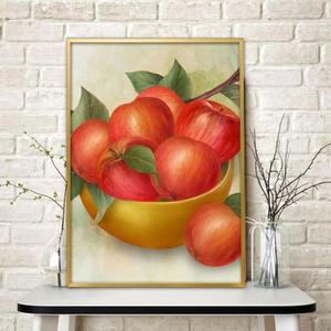 [JHQPSSTQ_4B]사과그림 A3 2APP1 풍수그림 돈들어오는