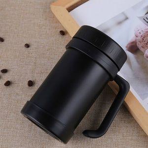 노블티 스텐 머그컵 500ml 손잡이 보온컵 WBD7542