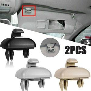 자동차 선바이저 용 A3 A4 행어 1개 Q3 호환 Q5 브래킷 후크 A5 액세서리 클램프 2개 A1 아우디