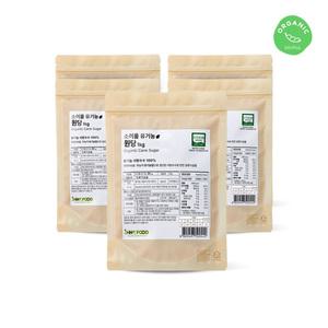 [롯데백화점]다온에프앤씨 [소이풀] 유기농 원당 1kg x5봉