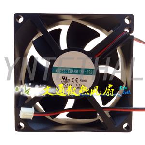 CHA8012H-25B 섀시 DC 풍력 냉각 FAN DC12V 0.24A 8cm