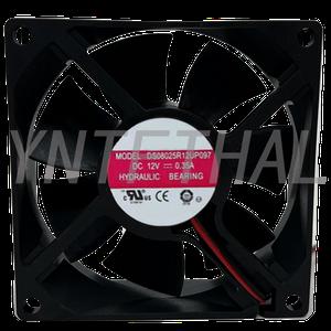 조용한 대형 공기 냉각 컴퓨터 섀시 3 4 핀 와이어 PWM 속도 제어 CPU FAN DS08025R12UP097 8025 8cm