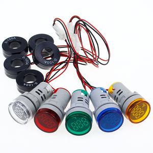 호환 22mm AC50-500V 0-100A CT Au23이 포함 앰프 전압계 전류계 전압 전류 측정기