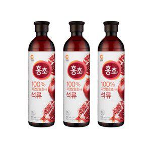 [기타]청정원 홍초 석류 900ml x 3개