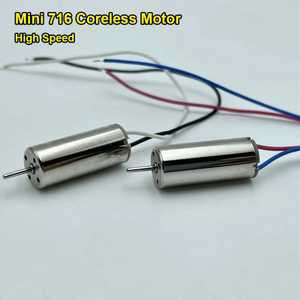 소품 미니 716 코어리스 모터 고속 RC 드론 항공기 원격 제어 쿼드콥터 모델 3.7V 52000RPM 7mm x