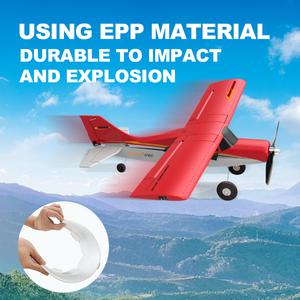 취미 RC Qidi560 무어 M7 4 방향 브러시리스 고정 날개 모델 Epp 폼 비행기 장난감 조명 포함 3D 곡예 비행