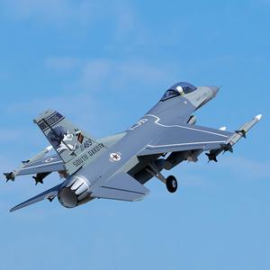 취미 RC FMSRC 비행기 F16 F-16 V3 팔콘 전투기 덕트 선풍기 EDF 제트 모델 항공 PNP 64mm 2024