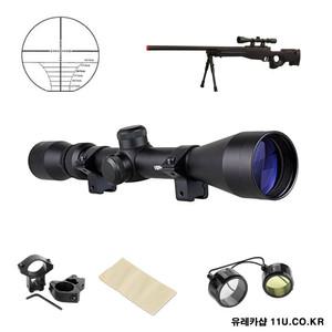 메탈 3-9x40 310mm 조준경 스코프 소총 스나이퍼건 저격 GUN 마루이 MB03 MB07 L96 VSR10 M4 M4A1 EC501 외