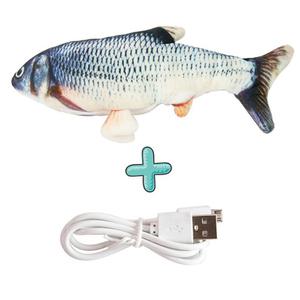 움직이는 USB 물고기 고양이 캣토이 장난감
