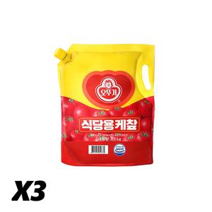 오뚜기 식당용 케찹스파우트팩3.3kg x 3개 /
