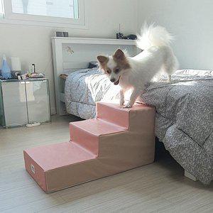[마벨러스홈데코]논슬립 강아지계단 애견스텝 펫스텝 1단 2단 3단 4단
