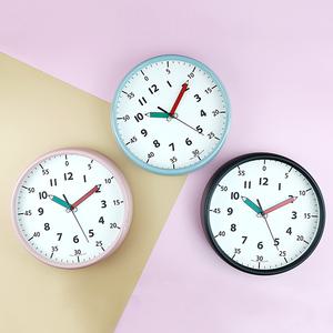 255파이 메탈 어린이 시계공부 무소음 벽 시계 B형 교육용 아이방 인테리어