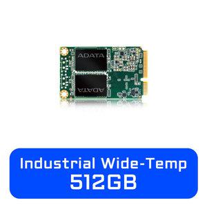 ADATA 산업용SSD 와이드탬퍼러처 mSATA 512GB TLC IMSS316 대용량 저장공간 CCTV 군사 의료 기기