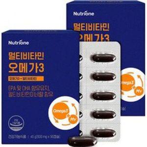 뉴트리원 멀티비타민 오메가3 EPA DHA 50정 2개