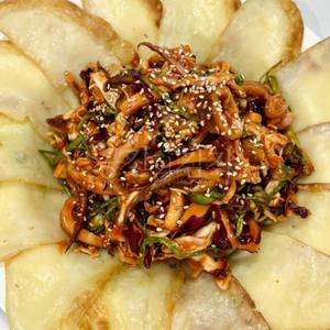 오징어 숙회 야채 무침 납작만두 밀키트(3-4인분) 우렁이 쫄면사리 요리 모임 파티