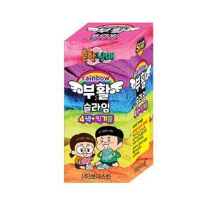 흔한남매 부활슬라임 레인보우 4색 세트