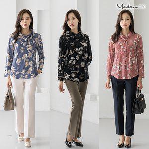 [가격인하] 24FW 마담4060 스카프 블라우스 3종