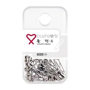 (중형) 판교 실버옷핀/의류/고정/이불/옷삔/직물/다용도/수선/스틸/바느질/가정용/튼튼/심플/다목적