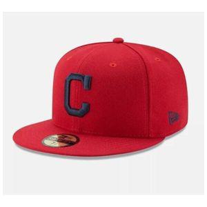70360929 남성용 New Era MLB 정품 59Fifty - 클리블랜드 인디언스 997209