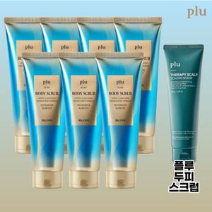 플루 바디스크럽 슬림핏180g*7개+두피스크럽