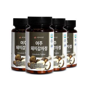 백세식품 여주 돼지감자정 500mgx100정,4병