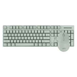 지클릭커 오피스프로 WMK60 스탠다드 M 무소음 무선 키보드 마우스 세트 그린