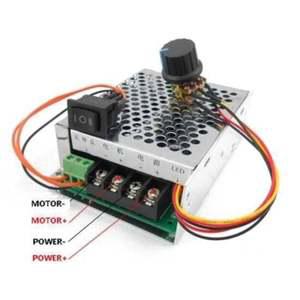 PWM 모터속도조절기 40A DC10-50V 정회전 역