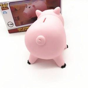 다반 만화 디즈니 토이 스토리 햄 돼지 저금통 생일 선물 장식 피규어 모델 인형, 12cm PVC 어린이 금융 장난감