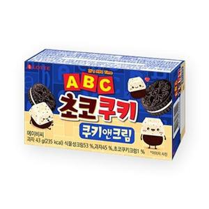 롯데 ABC초코쿠키1200쿠키앤크림(LS) (1개)