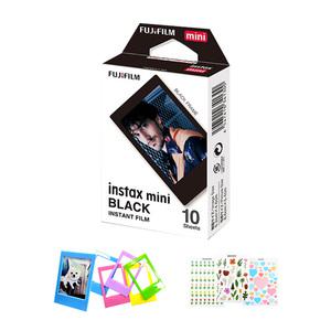 인스탁스 디자인 미니필름 블랙프레임 1P(10매)+선물세트