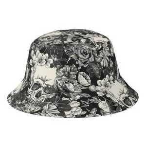등산잡화 모자 남녀공용 폴리에스터 해골 꽃 버킷 햇 여름 자외선 차단 파나마 Gorros 남성 야외 낚시 어부