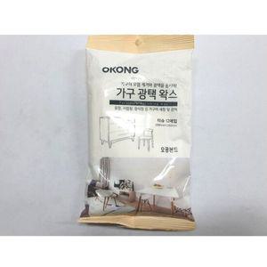 오공 가구 광택 왁스 티슈 12매입 가구광택 목재