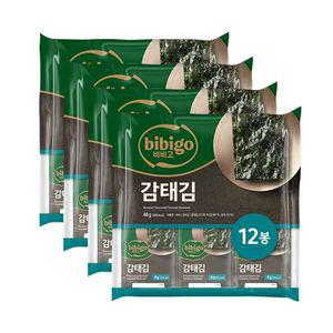[하프클럽/CJ제일제당]비비고 감태김 (4gx12ea) x4개