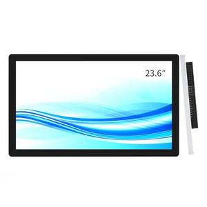 그린터치 23.6인치 알루미늄 프레임 월 터치 스크린 LCD 모니터 오픈 디스플레이 HDMI /VGA /DVI 1920 * 1080 @60HZ
