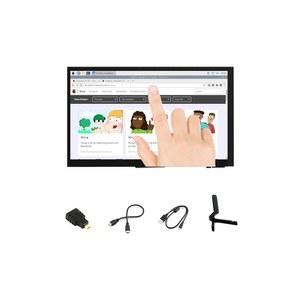 INGCOOL 7인치 HDMI LCD 1024X600 해상도 정전식 터치스크린 IPS 디스플레이 모듈 라즈베리 파이 4 3 2 1 B+ A+, PC와 호환되며 WINDOWS 10 /8.1 /8 / 7 지원