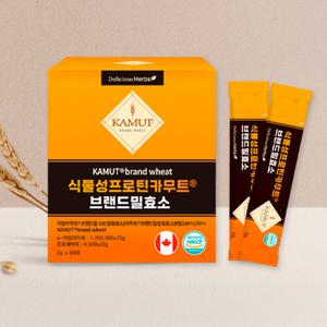 DH 캐나다 카무트 소화 효소 브랜드밀 식물성 프로틴 분말 인절미맛 60포