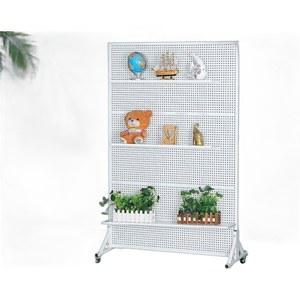 파티션스탠드 타공보드 바퀴 가벽 100x40cm 네트망 50x120 가림막 선반 타공
