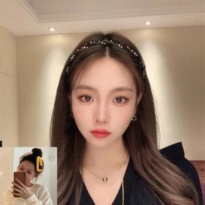 진주머리띠 머리띠 고급 큐빅머리띠 스마일삔 (3kJSL)