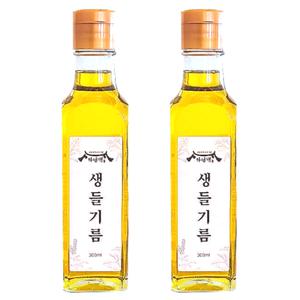 [해피유통] 생들기름 300ml 2병 세트