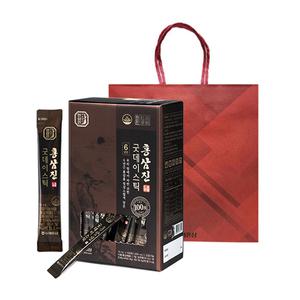 한삼인 홍삼진 굿데이스틱 10ml, 100입, 1개 + 쇼핑백, 1개