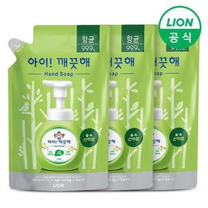 아이깨끗해 핸드워시 숲속산책 리필 450ml 3개