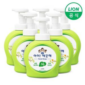 아이깨끗해 핸드워시 손세정제 숲속산책 용기 490ml 6개